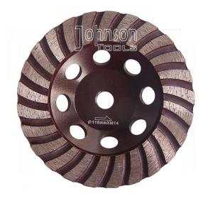 Balanced Turbo 125mm Diamond Grinding Wheels For Stone with M14 thread