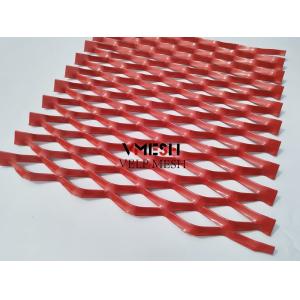 Aluminium Ceiling Cladding Wall Expanded Mesh Diamond Customized