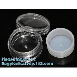5g 5ml Small Cream Clear Plastic Pot With Screw Cap Cosmetic Container Empty