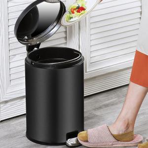 Cheap Steel and Pp Pedal Trash Can Bathroom Bin With Toilet Brush for Kitchen Recycling Storage for Household Items for sale
