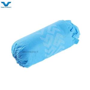 Elastic Style Disposable PP 10-30g Blue Anti Slip Printed Shoe Cover Professiona