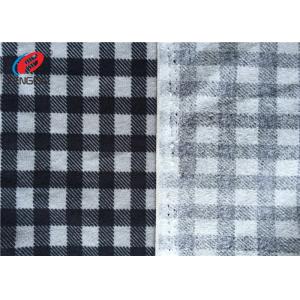 Warp Knitted Imitation Cotton Fabric Polyester Tricot Knit Fabric For Garment