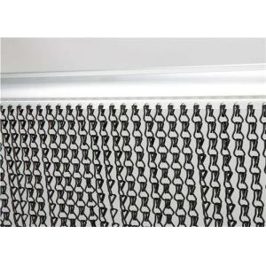 Room Divider Chain Link Curtains Fly Screens Custom Decorative With Pattern