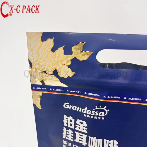 Custom Printing High Quality Sugar-Free Keto Instant Mushroom Collagen Coffee Powder Packaging Bag with Valve