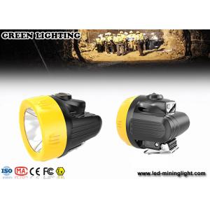 IP68 Germany Bayer Cordless Miners Cap Lamp , Led Mining Lamp PC Matte Surface