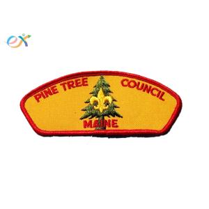 Embroidery Logo Boy Scout Patches Size Customized For Uniform Clothing