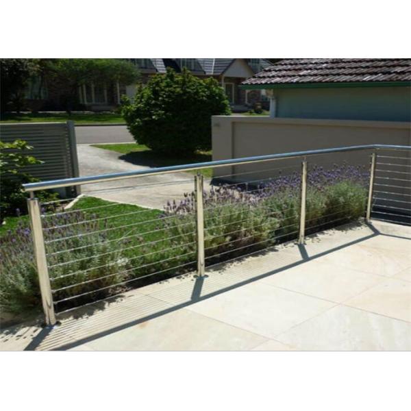 Outdoor / Indoor Stainless Steel Cable Railing System For Railing Handrail