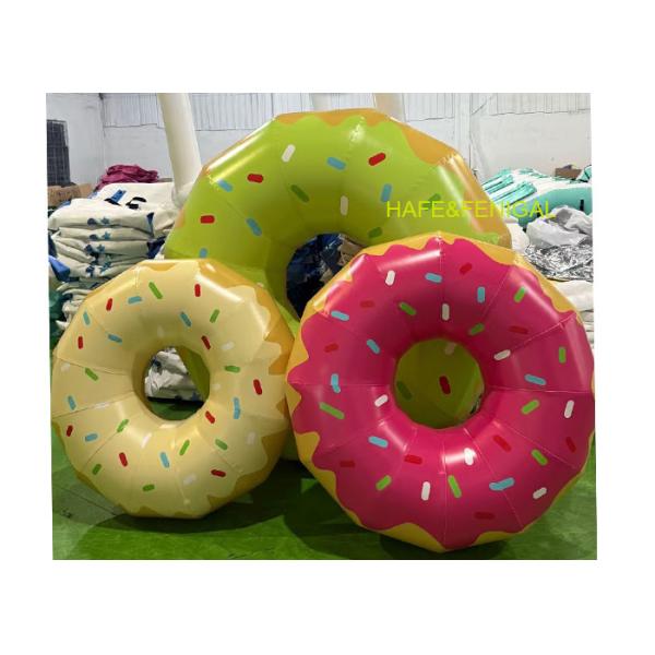 Customized Inflatable Donut Balloons For Dessert Shop Launch Or Experiential