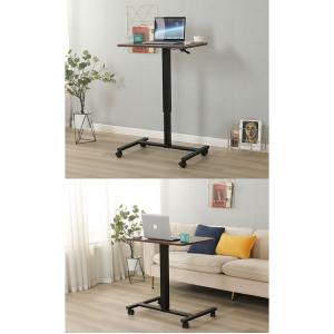 Office Furniture Modern White Hydraulic Adjustable Table for Computer Workstatio