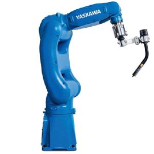 Welding 6 Axis Robotic Arm Yaskawa AR700 Combine With CNGBS Robot Gripper For