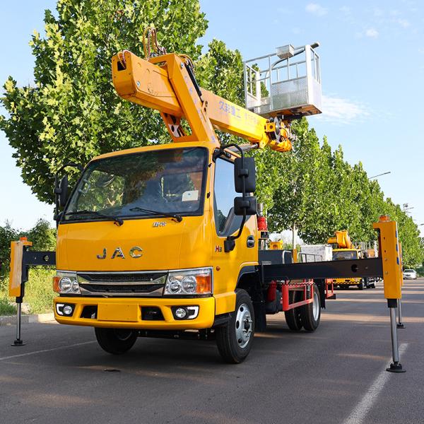 Quality 27m elevating aerial working platform truck jmc chassis high altitude operation truck for sale wholesale