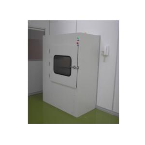 Polished White Air Shower Pass Box With 25m/s Air Speed And Wind Speed Of 20m/s