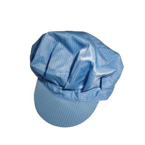 Cheap White Blue Yellow Anti Static Esd Cap Dustless Polyester Fabric Size S / M / L / Xl for sale