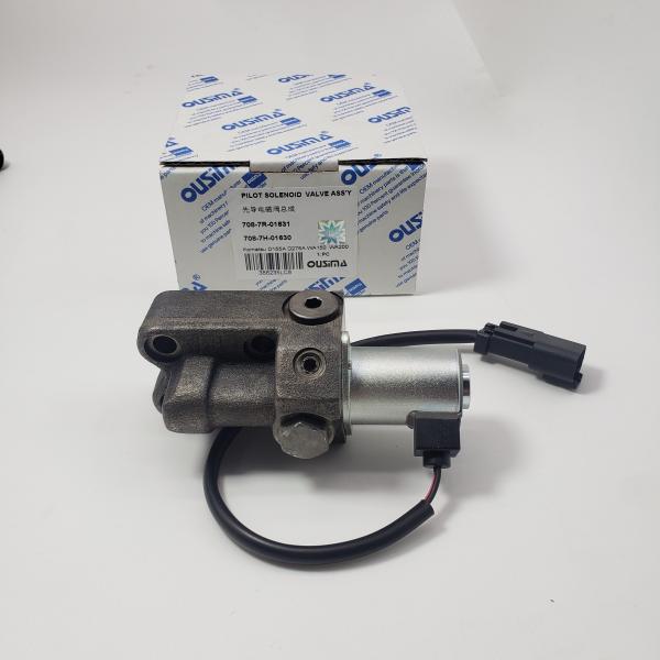 Pilot Solenoid Valve Assy 708-7R-01631 708-7H-01630 For Komatsu D155A D275A WA150 WA200