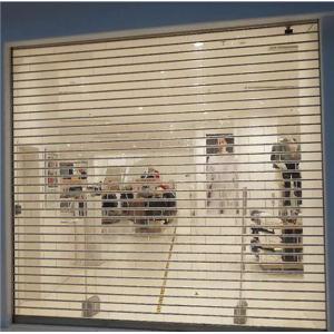 180W Polycarbonate Roller Shutter Door Transparent Automatic Clear Crystal
