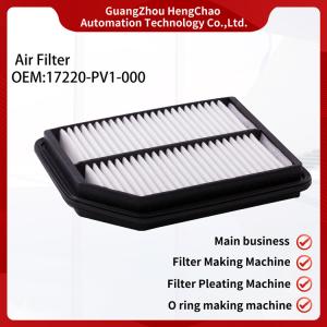 China Rectangular Auto Air Filters OEM 17220-PV1-000 Optimal Filtration For Filter Efficiency 95-99% on sale