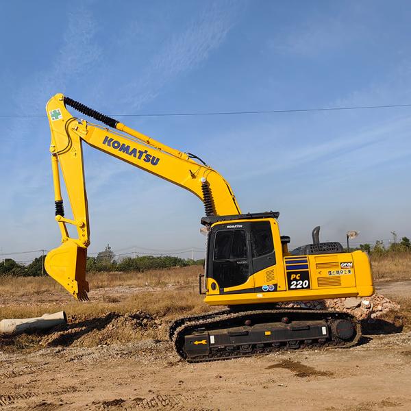 Backhoe Type Used Komatsu Pc220-8N1 Excavator 22Ton Digger For Engineering