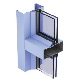 Double Glass Aluminium Door And Window Frames 6000 Series High Strength