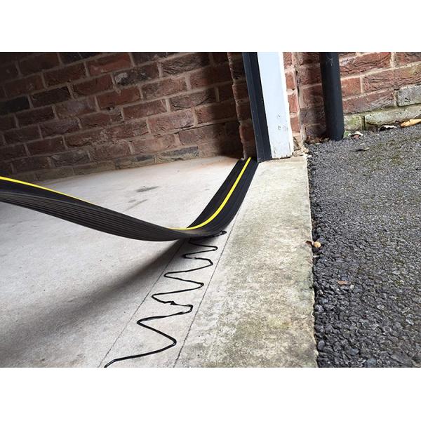 Custom Length Universal Rubber Sill Threshold for Garage Doors Water Barrier Strip