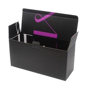 Custom Empty Black Paper Shoe Packaging Boxes With Logo Packaging