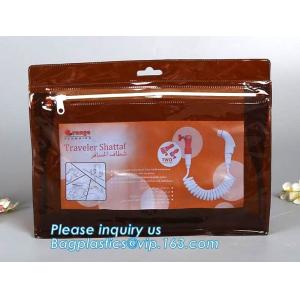 A5 size clear plastic PP PVC document file bag with zip lock,PVC bag zippered