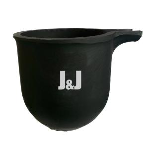 Heat Resistant Gold Melting Crucible Graphite Cylindrical Shape High Durability