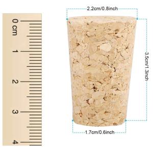 OEM/ODM Accepted Natural Wine Conical T Corks for Replacing Corks on Red Wine