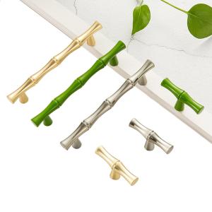 Bamboo Cabinet Decorative Pull Handle 125x8x25mm