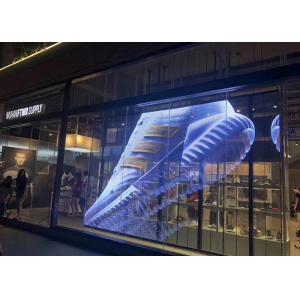 RGB P3.91 500x1000mm Transparent LED Mesh Screen