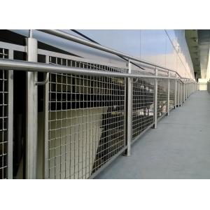 30%-60% Open area Architectural Metal Mesh 0.5mm-4.0mm Wire Mesh Stair Railing