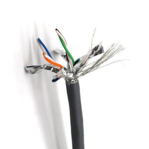 600MHZ Flexible Network Cable SFTP CAT7 OFC Conductor Twisted 10 Gigabit Lan
