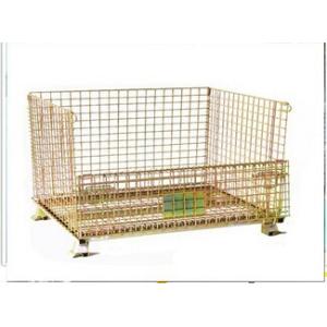 Cheap advanced processing collapsible metal mesh storage wire container for sale