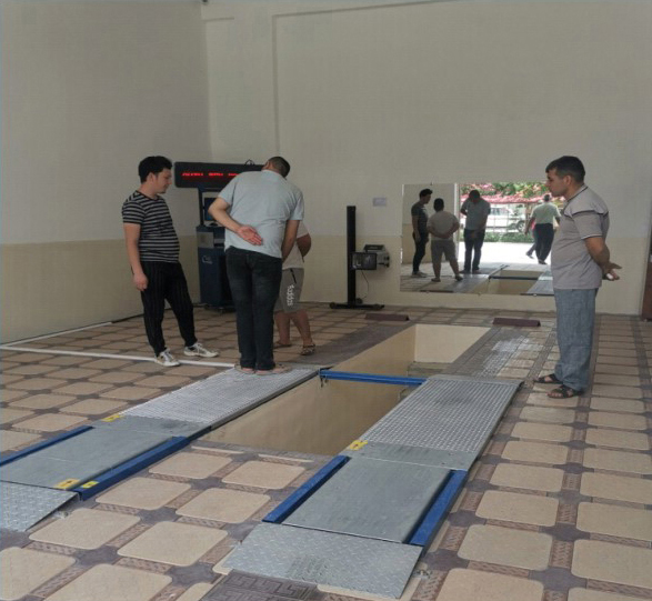 AA4C Real Cases Of Foreign Customers Vehicle Test Line Axle Load Side Slip Suspension Brake Roller Tester