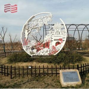 Regional Feature in European Style Large-scale Metal Sculpture Park Professional