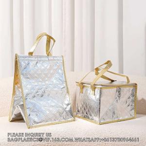 Insulated Reusable Grocery Picnic Zipper Cooler Bag Keep Cool Popsicle Packaging