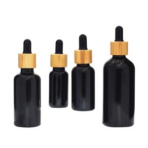 1oz 2oz Essential Oil Dropper Bottles With Bamboo Lid