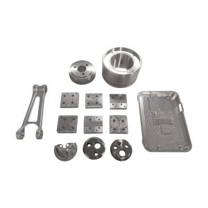 Rapid Prototyping CNC Aluminium Machined Parts Plated Steel Surface Treatment