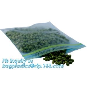 double track reclosable zip lock bag, double-track zipper closure, slide seal