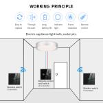 AES Encryption Single Line Switch AC DC Smart Wireless Switches 、