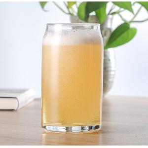 China 16oz 473ml Beer Can Glass , Personalized Pint Glasses Heavy Bottom Design on sale