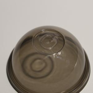 Leak Proof Transparent Plastic Cup Lids with Screw On Feature