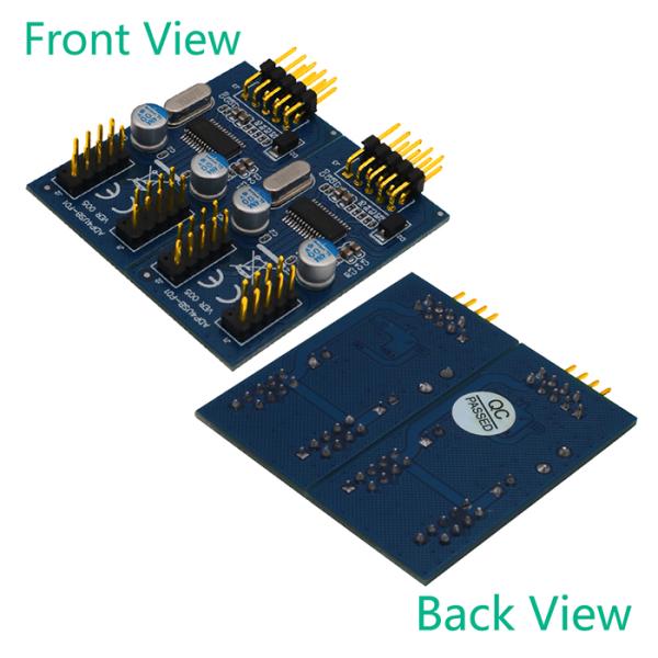9pin USB Header Male 1 To 4 Female Extension Splitter Cable Connector Adapter