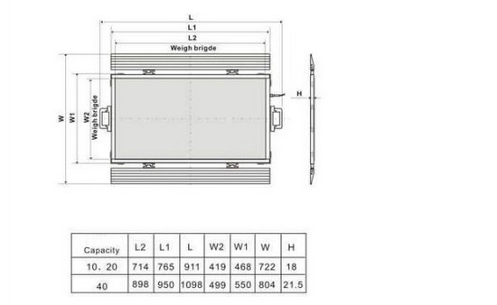 Vehicle Axle&Wheel Weighing Pad IN-1