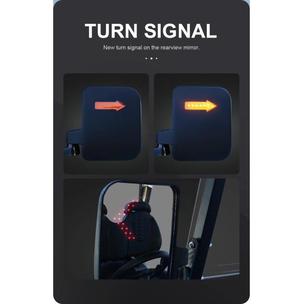 Off Road 6 Passenger Electric Hunting Golf Cart with Powerful 5KW Motor and Long Range