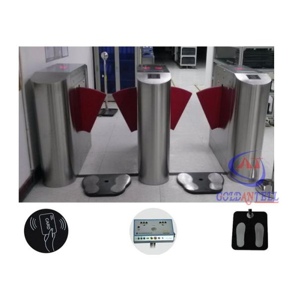 Turnstile Entry Systems Access Control Turnstiles Flap Gate With Esd Shoe