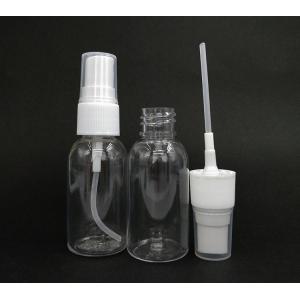 Classic Transparent PET Plastic Spray Bottle Durable Smooth Surface Various