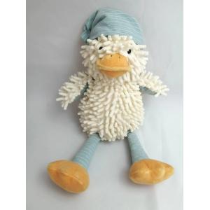 Stuffed Animal Chenille Duck And PP Cotton Filling Cute Hedgehog Toy OEM ODM
