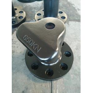 650KN Working Load Marine Mooring Bollard With Cast Iron Material Customized