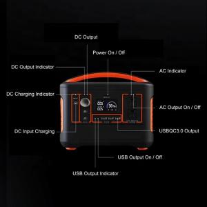 600Wh USB Type-C DC AC 600W Lithium Battery Bank Portable Power Station