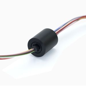 300rpm Compact Slip Ring 0.61″ 15.5mm OD for Industrial Robotics